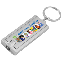 PhotoImage ® Full Color Imprint Slim Keyholder Keylight with Bright White LED Light